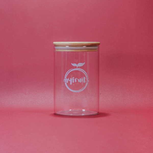 Vorratsglas mit Bambusdeckel 1000ml